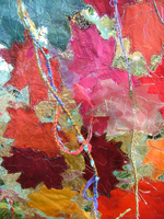 Autumn leaves hanging detail 2